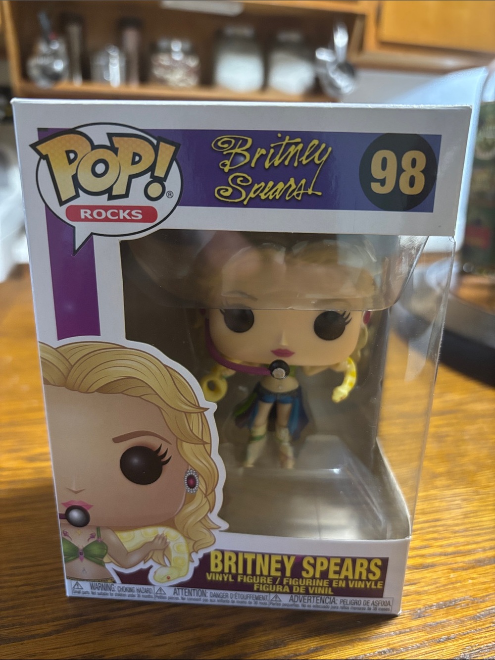 Funko Pop! Britney Spears Blonde with Purple and Green Accents